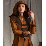 Simplicity 8769 Women’s Medieval Cosplay Coat Sewing Pattern – DIY Fantasy Queen of the North Costume