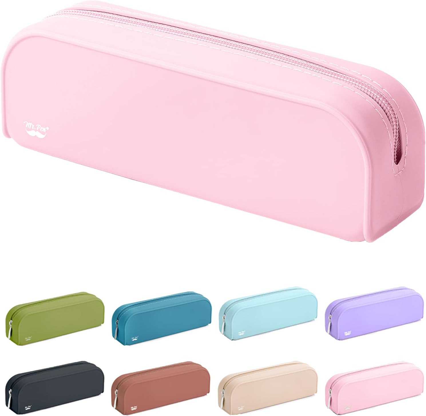 Easy-Clean Silicone Pencil and Makeup Pouch