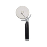 Stainless Steel Pizza Wheel Cutter with Ergonomic Handle & Finger Guard