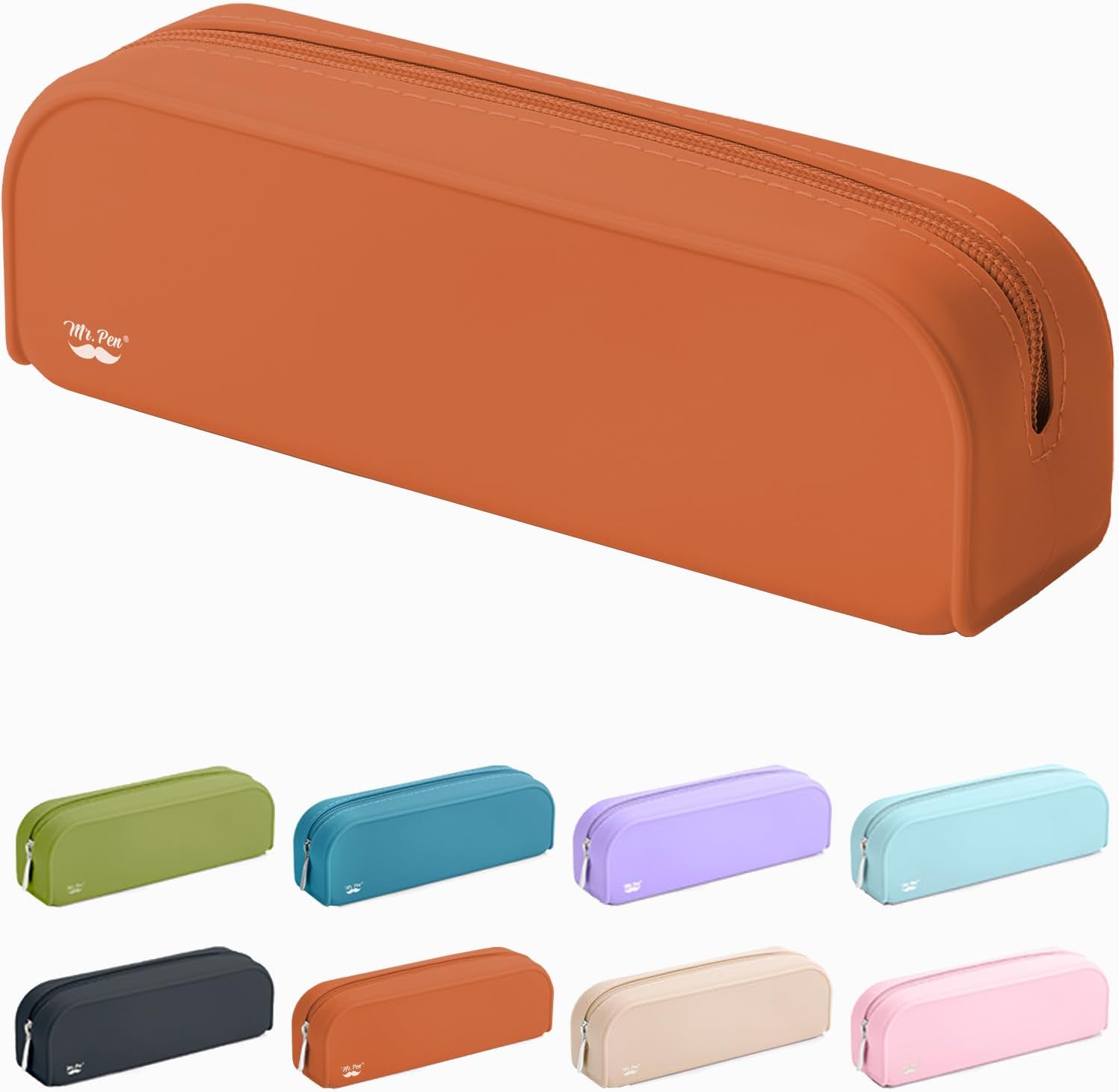 Easy-Clean Silicone Pencil and Makeup Pouch