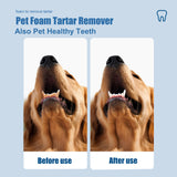 Dental Foam Cleaner for Pets – Brightens Yellow Teeth, Removes Calculus & Freshens Breath with Gentle Formula