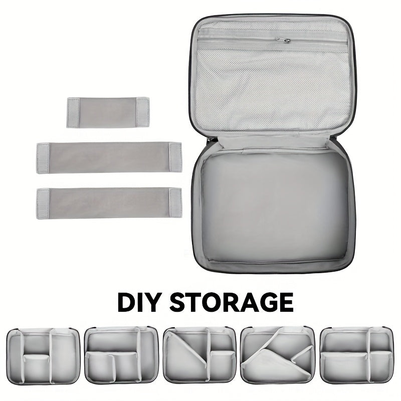 5-Color 3-Layer Multifunctional Travel Digital Storage Bag – Waterproof Cable & Charger Organizer Pouch 📦