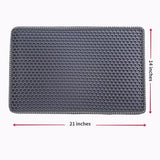 Waterproof Cat Litter Box Mat – Splash-Proof, Non-Slip Double-Layer Filter Pad for Mess-Free Homes