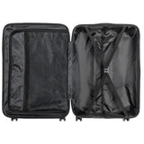 3-Piece ABS Hard Shell Luggage Set – Lightweight Spinner Suitcases with TSA Lock (20/24/28 Inches, Blue)