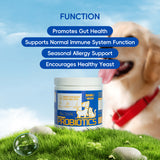 Bark and Meow Probiotics for Dogs & Cats – 7 Tailored Strains with Prebiotics, Pumpkin & Carrot