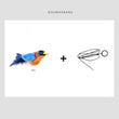 Cute Bird Design Cat Teaser Toy – Simulation Parrot Interactive Cat Toy with Catnip, Fun Playtime & Exercise for Cats