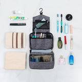 Unisex Travel Waterproof Toiletry Bag 🧳 with Divider & Handles – Makeup, Razor & Accessories Organizer