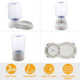 3.5L / 1 Gallon Pet Water Dispenser – Self-Dispensing Gravity Water Feeder for Dogs & Cats, Automatic Fresh Hydration