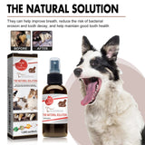 Pet Oral Cleaning Spray – Prevents Plaque & Tartar, Freshens Breath with Gentle Herbal Formula