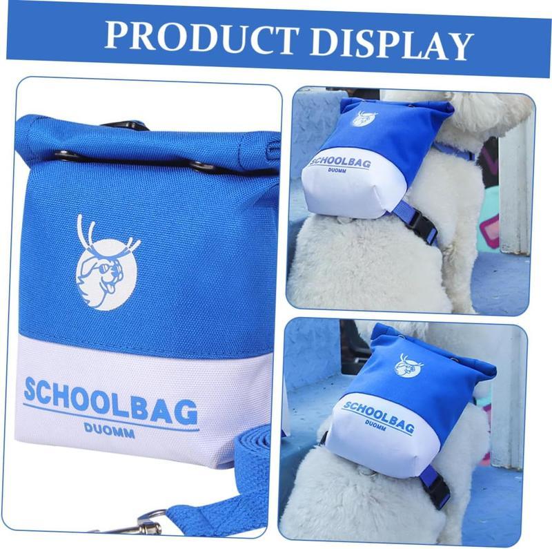 Pet Self Backpack Rucksack – Hands-Free Outdoor Dog Vest-Style Carrier, Polyester, Adjustable Travel Runner