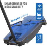 ToTheCore Adjustable Basketball Hoop – Portable Stand 5.2–8.5 ft with PC Backboard, Large Base & Wheels 🏀