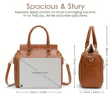 Women’s Multifunctional PU Leather Shoulder Bag 👜 – Elegant Handbag & Tote for Everyday Use