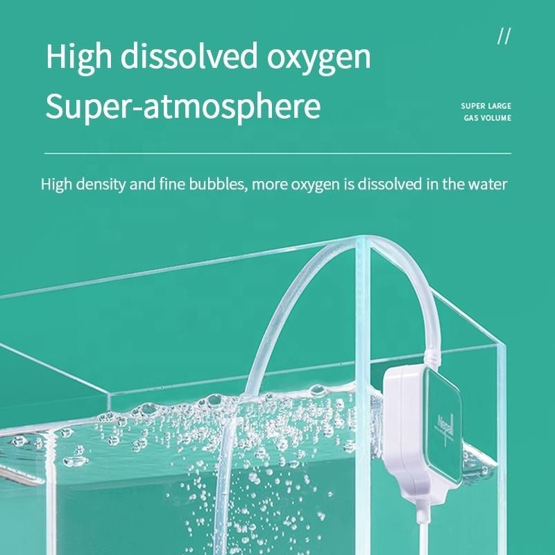 Nepall Mini Air Pump – Xiaomi Version Silent USB Aquarium Oxygen Pump, Energy-Efficient Aerator for Fish Tanks