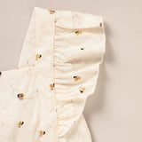 Baby Girl Honeybee Bubble Romper – 1st Bee Day Birthday Outfit, Cute Infant Bee Costume for Babies
