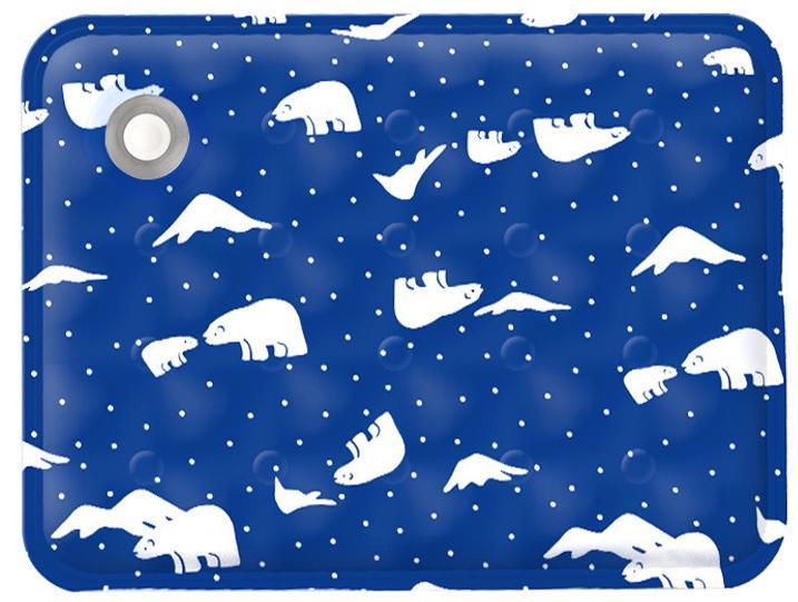 Pet Summer Cooling Pad – Ice Bear Shape Washable & Portable Cooling Mat for Cats
