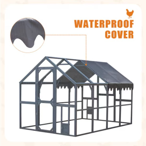 Outdoor Chicken Coop Fence – Heavy-Duty Wire Poultry Enclosure with Weatherproof Panels & Predator Protection