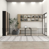 150″ Adjustable 6-Panel Metal Safety Gate – Foldable Freestanding Play Yard & Safety Fence