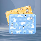 Pet Summer Cooling Pad – Ice Bear Shape Washable & Portable Cooling Mat for Cats