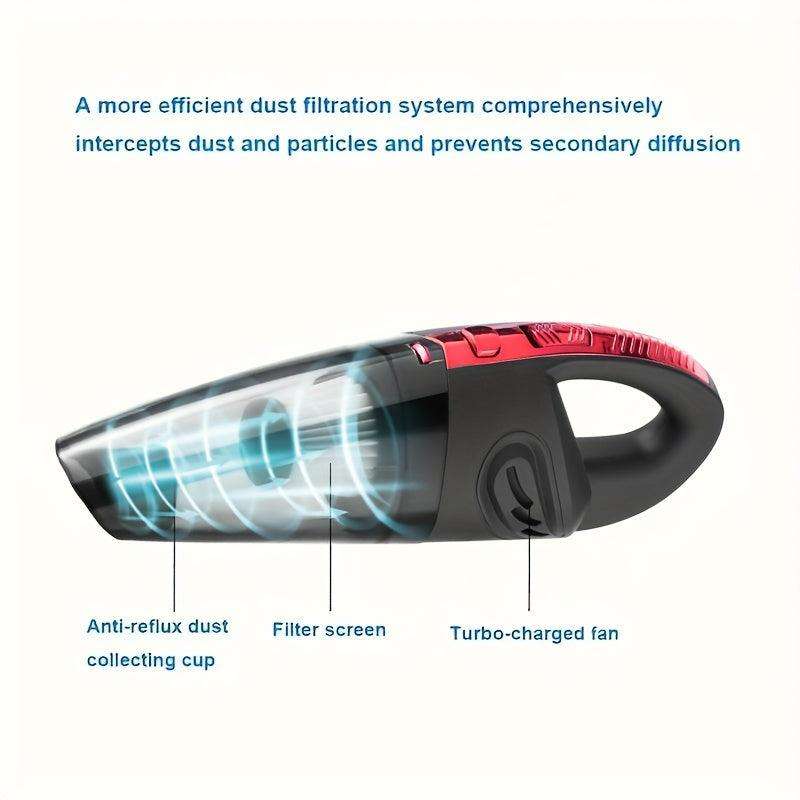 Car Vacuum Cleaner, Used for Dry And Wet Cleaning, Handheld Vacuum Cleaner, Easy to Clean Pet Hair - Keyboard Cleaning, Multi Scenario Use - PulinGO
