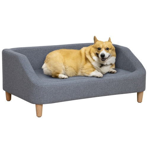 Dog Sofa – Sturdy Supportive Couch Bed with Washable Cushion & Non-Slip Base for Medium & Large Dogs