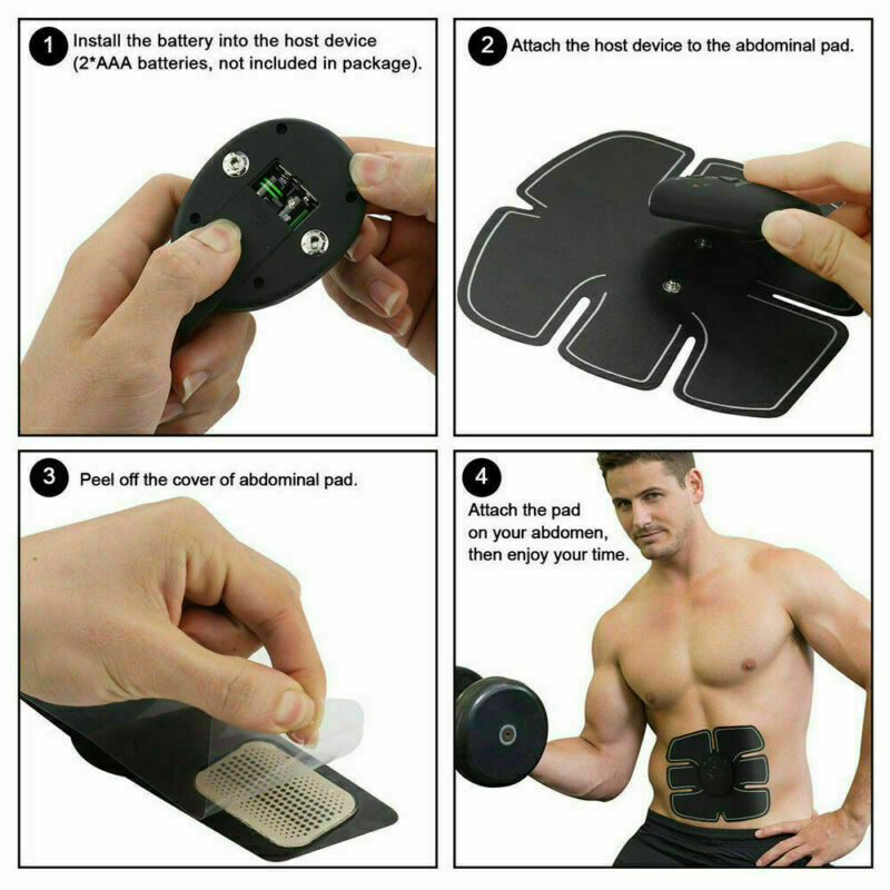 Electric Muscle Toner Machine – ABS Toning Belt with EMS Technology, Belly Shaper & Fat Burner Device for Men & Women Fitness Training