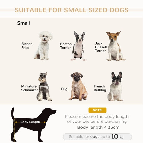 Luxury Small Dog Bed – Plush Sofa-Style Pet Couch with Hidden Storage, Washable Cushion & Non-Slip Base