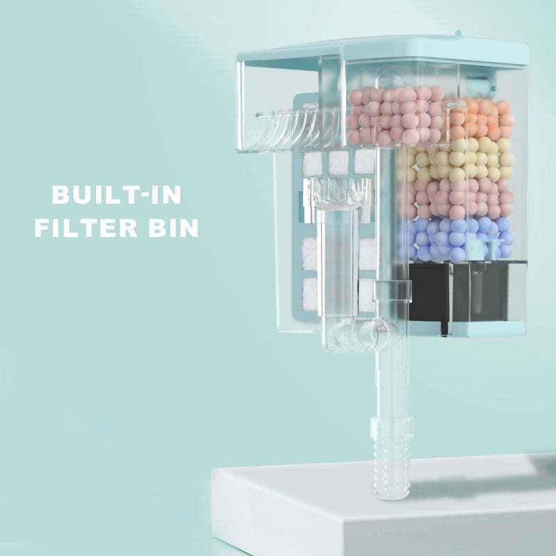 Nepall Circulating Water Purification Filter – External Waterfall Aquarium Filter with Large Capacity Filter Box