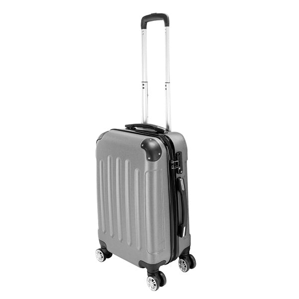 3-in-1 ABS Portable Hard Shell Luggage Set – Lightweight Spinner Suitcases (20", 24", 28")