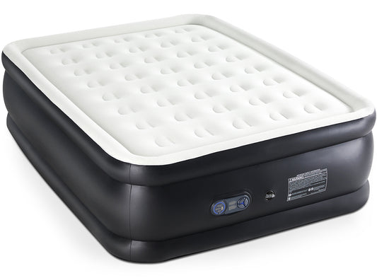 Queen Air Mattress with Built-in Pump - 18" Double-Height Inflatable Guest Bed