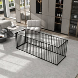 200" Adjustable Safety Gate – 8-Panel Metal Play Yard & Door Gate, Configurable Freestanding Barrier for Stairs, Fireplaces, Pets & Christmas Trees