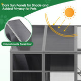 Luxury Cat Cage – Outdoor Wooden Cat Fence Patio & Large Running House with Platforms, Shelter & Weather-Resistant Design