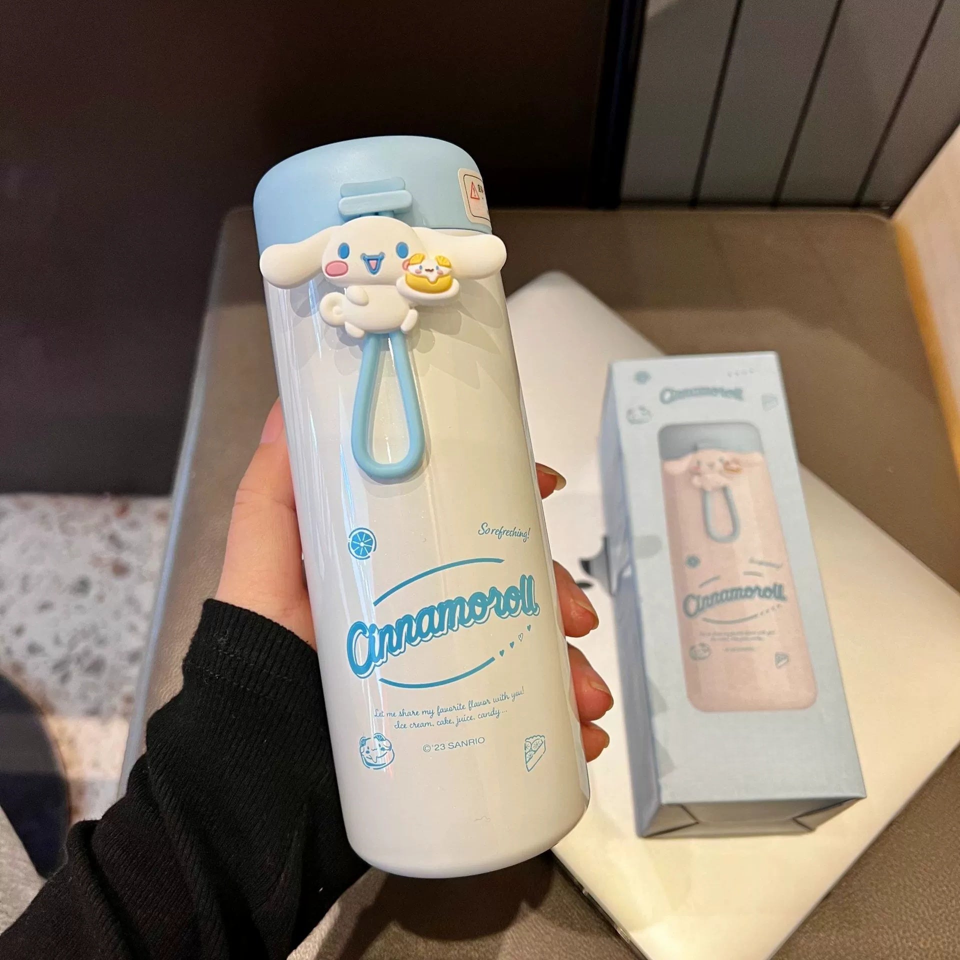 Sanrio Official Insulated Thermos Cup – Double Leak-Proof Tritan Tumbler for Hot & Cold Drinks 🎀✨