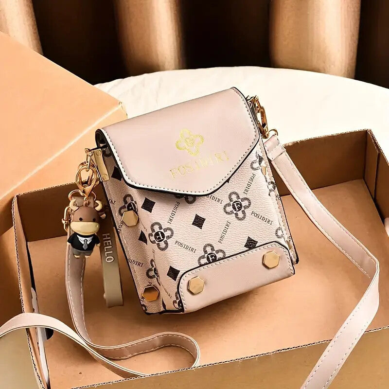 Small Crossbody Phone Bag 📱 Travel Cellphone Wallet & Shoulder Bag – Coffee
