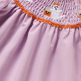 Infant Baby Girl Halloween Dress 🎃 Ghost Embroidery Outfit + Matching Headband