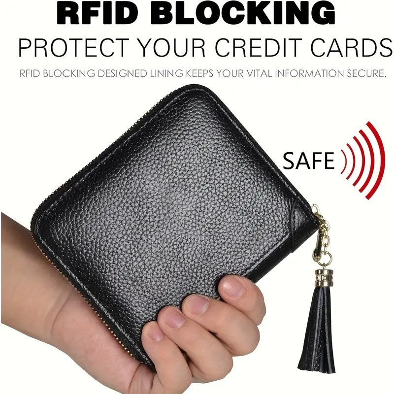 Women’s Coin Purse & Credit Card Holder Wallet 👛 – Small Zipper Mini Wallet for Everyday Use