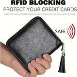 Women’s Coin Purse & Credit Card Holder Wallet 👛 – Small Zipper Mini Wallet for Everyday Use