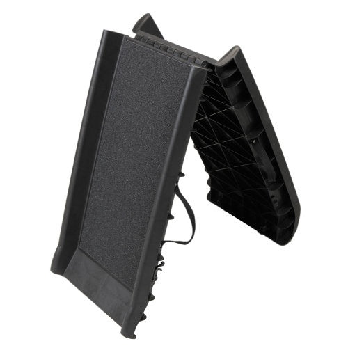 Portable Foldable Pet Ramp – Black Non-Slip Ladder for Dogs, Suitable for Trucks, Dirt Bikes & SUVs, Lightweight & Durable