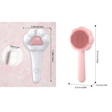 Pet Massage Hair Removal Comb – Paw-Shaped Grooming Brush for Dogs & Cats, Gentle Deshedding & Pet Hair Remover Tool