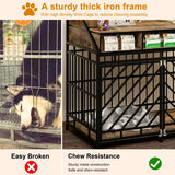 Bamboo Elevated Dog Bowl – Raised Pet Feeding Station with Durable Stand, Stainless Steel Bowls & Ergonomic Design