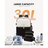 Large-Capacity TSA Carry-On Travel Backpack for Women – Fits 17″ Laptop & Daypack Cube System 🎒