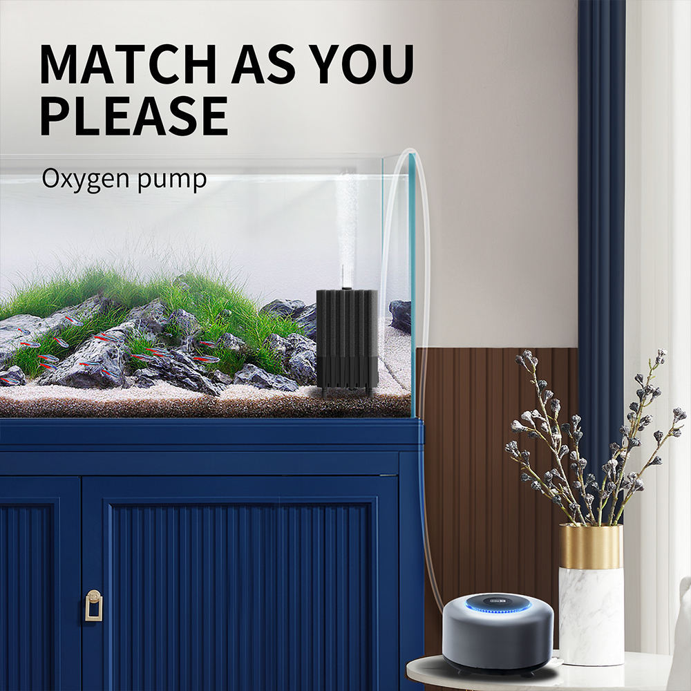 Square Water Fairy Small – Compact Aquarium Filter, Silent Water Circulation & Purification System for Fish Tanks