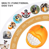 Prokel Dog Squeak Chew Toy – Tough Ball for Medium & Large Aggressive Chewers, Indestructible Squeaky Training & Fetch Toy