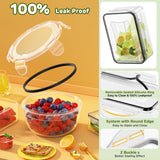 Food Storage Containers with Lids – 20-Piece BPA-Free Airtight Leakproof Set (Multi-Size)