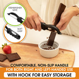 Professional Swivel Vegetable Peeler – Ultra-Sharp Dual Stainless Steel Blades with Soft Grip Handle