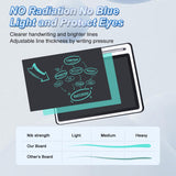 10” LCD Writing Tablet with PU Cover & Stand – Bright Thick Line Doodle Board