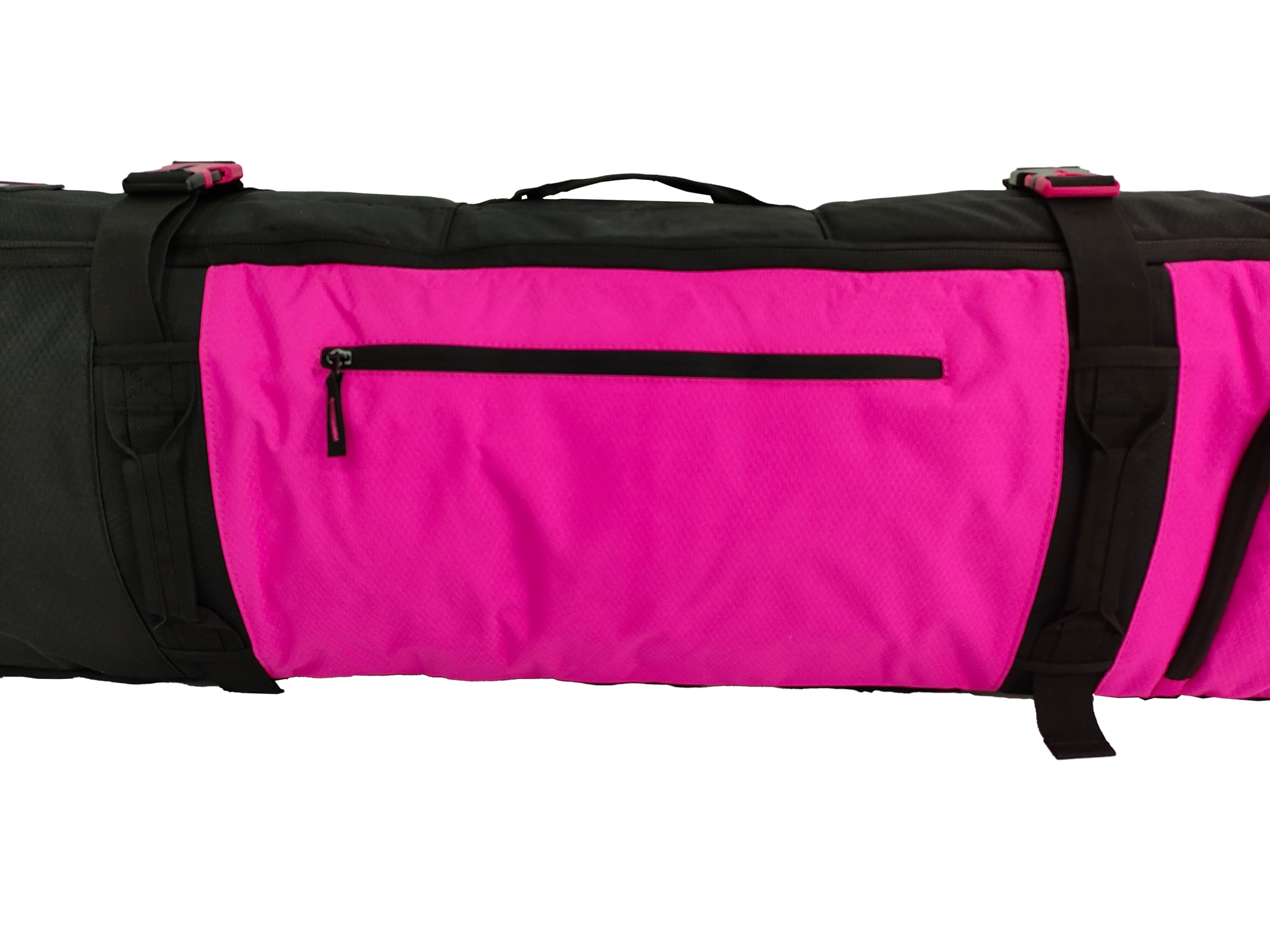 Element Equipment Wheeled Padded Snowboard Bag – Double Board Roller Travel Case for Up to 167cm Boards (Bar B Pink)