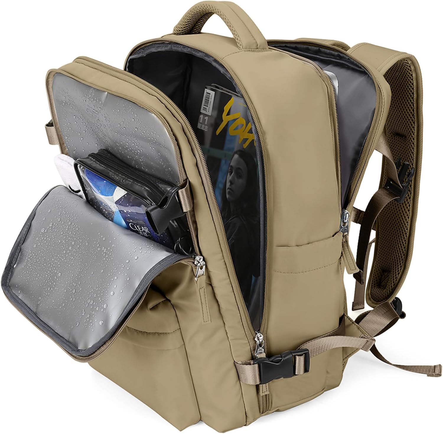 Travel Backpack Women,Carry On Backpack Flight Approved 18x14x8 inches Bag Spirit Airlines Personal ltem,College Sports Hiking Rucksack Waterproof Outdoor Casual Daypack Laptop Blackpack,Peacock Blue
