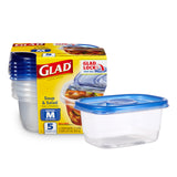 GladWare Airtight Food Storage Container – 24oz Medium Rectangle, BPA-Free