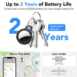 Air Tracker Tag 4 Pack, Apple Find My Compatible Bluetooth Tracker with IP68 Waterproof Design and Magnetic Mount