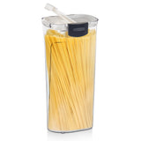 ProKeeper Airtight Pasta Storage Container – Portion Control Spaghetti Keeper with Silicone Seal (Clear)